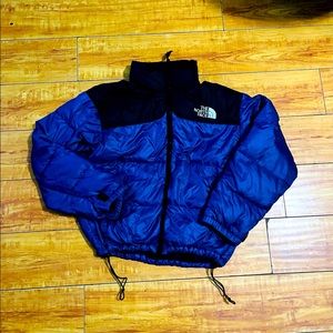 Vintage The North Face Puffer Jacket Black/Blue Woman’s
